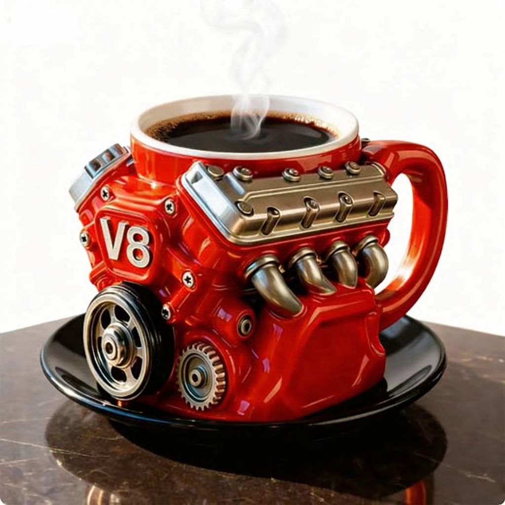 Café de motor retro